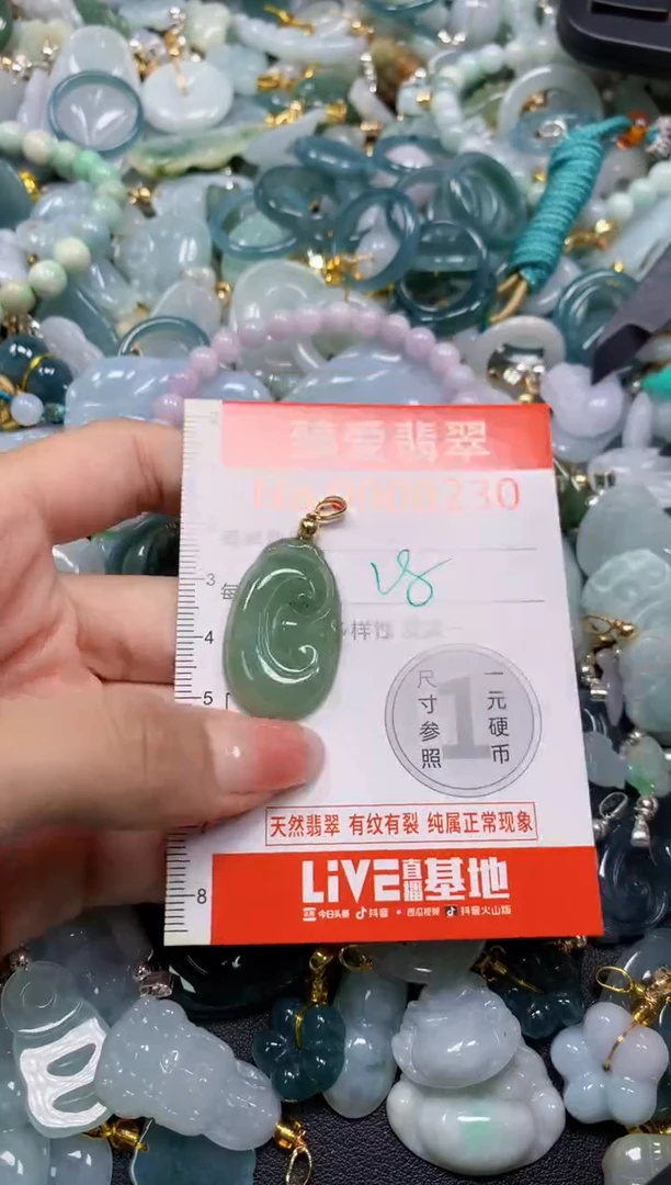 吊坠(不含链)未镶嵌翡翠0230