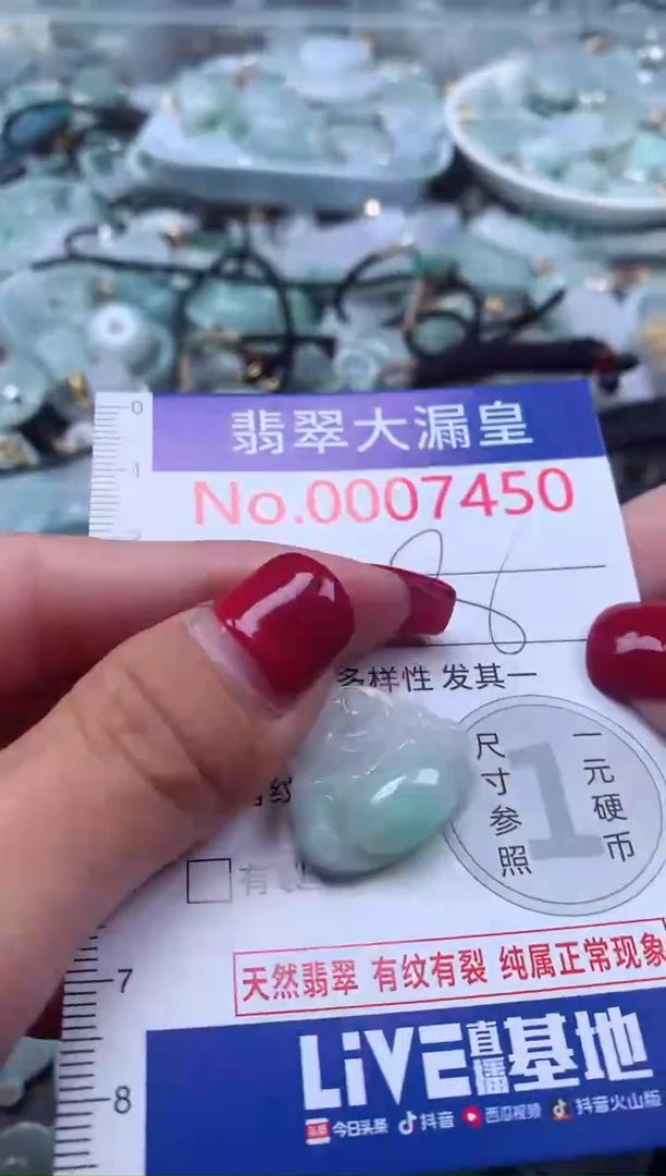 颈饰未镶嵌翡翠7450