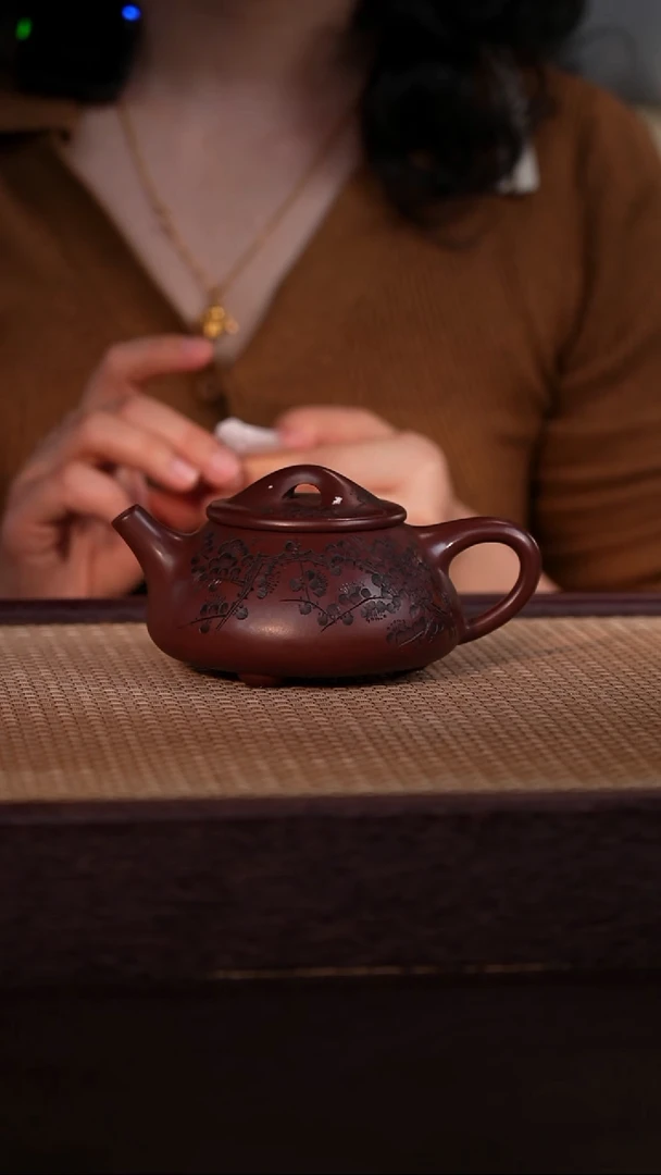茶壶紫砂紫泥 250cc