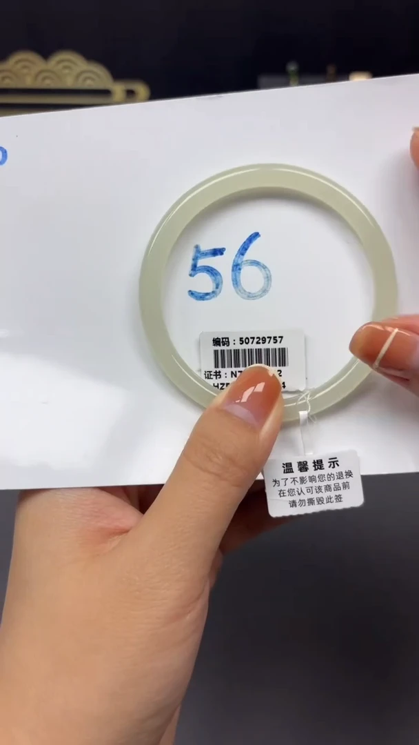 未镶嵌手镯和田玉9757