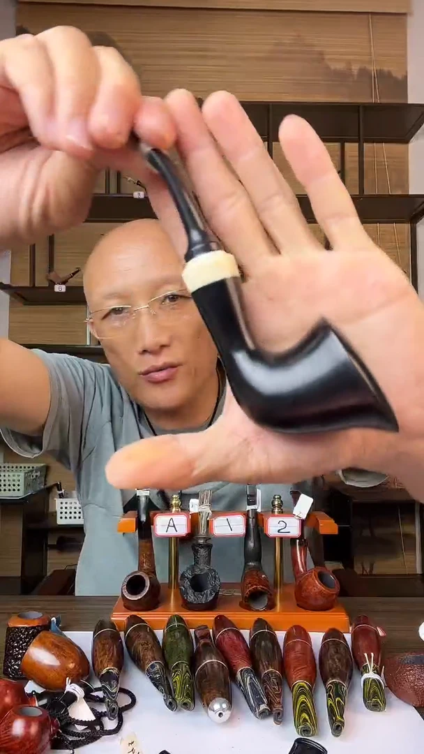 石楠木纯手工意大利石楠木烟斗