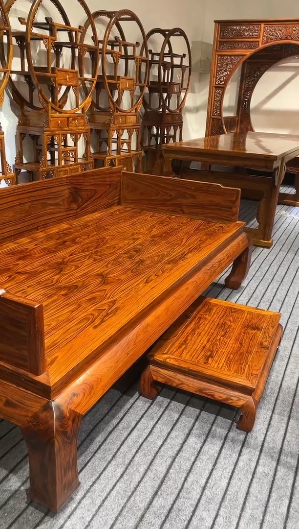 花梨木类花梨木罗汉床家具改价链接