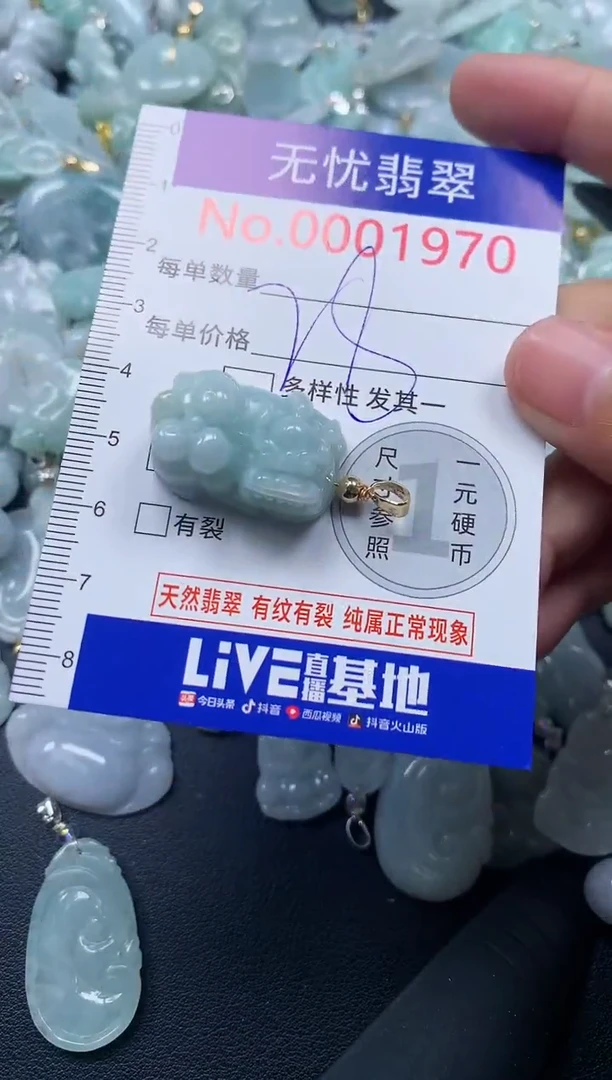 颈饰未镶嵌翡翠1970