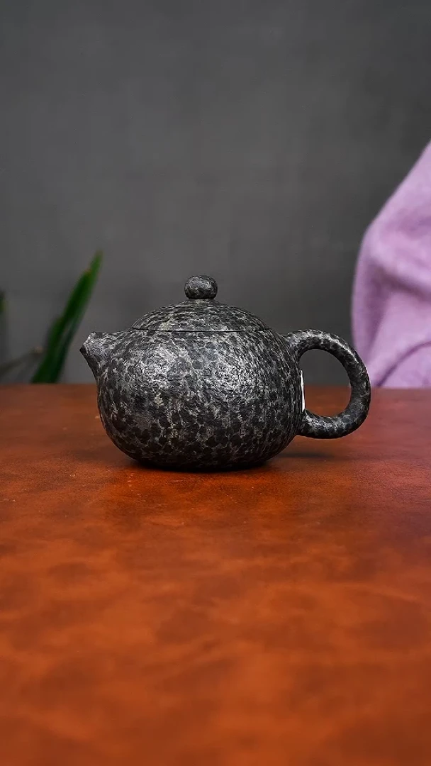 蟹***板冰碛岩石头茶壶