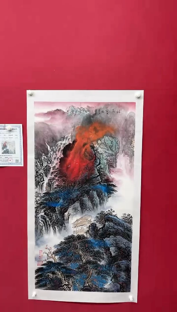 【闪购商品】国画吴-金书原作山水/无框/W不带书