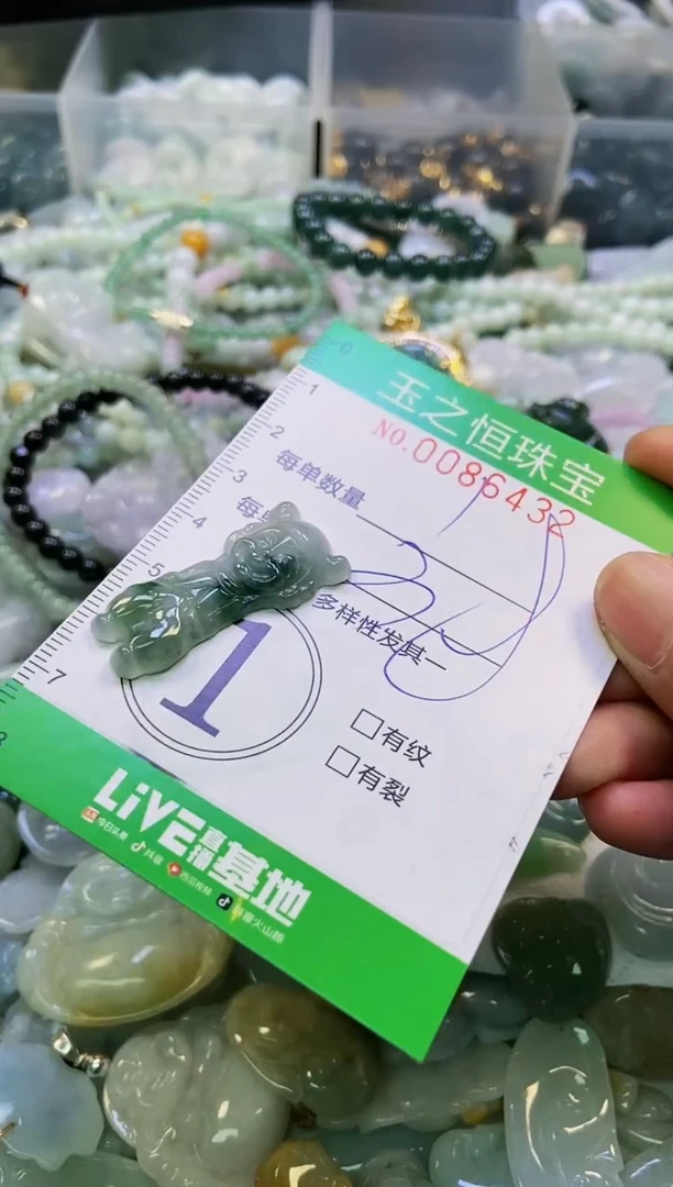 翡翠未镶嵌颈饰闪购0086432