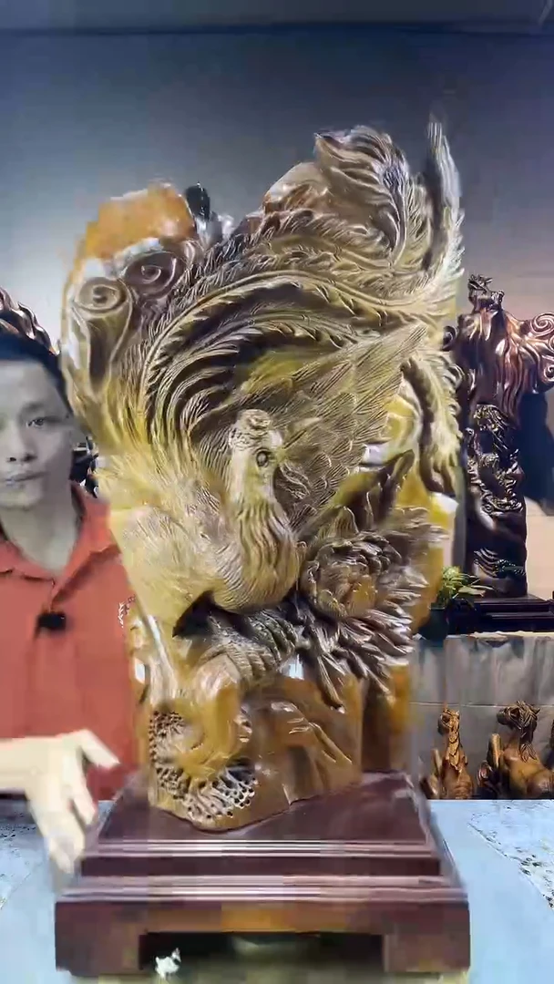 金丝楠江*小叶桢楠随行摆件