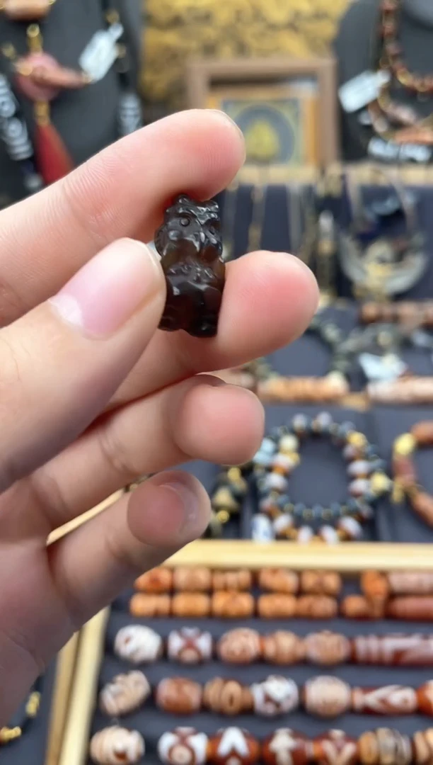 【闪购商品】玛瑙/玉髓颈饰未镶嵌大鹏单珠