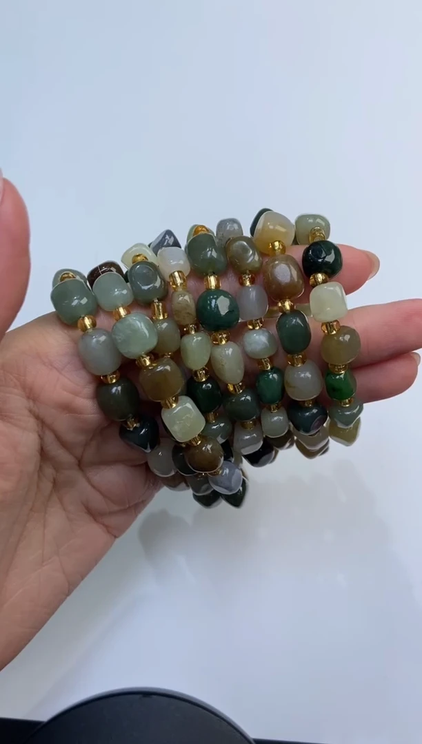 未镶嵌手串和田玉370948/和田玉手串   多样性一件发