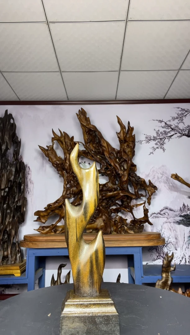 金丝楠木雕款酒*金丝楠木工艺品摆件