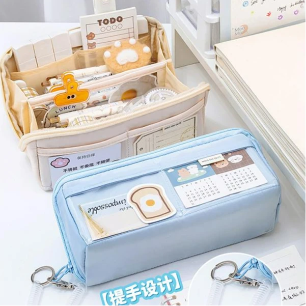 新式棱镜笔袋！火山笔袋大容量高颜值文具盒女孩铅笔盒初中生专用