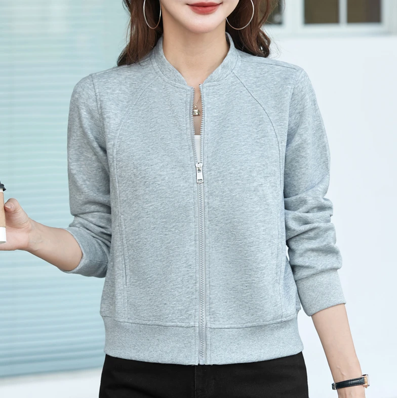 短款棒球服外套女2025秋冬季新款小个子休闲百搭卫衣夹克开衫上衣