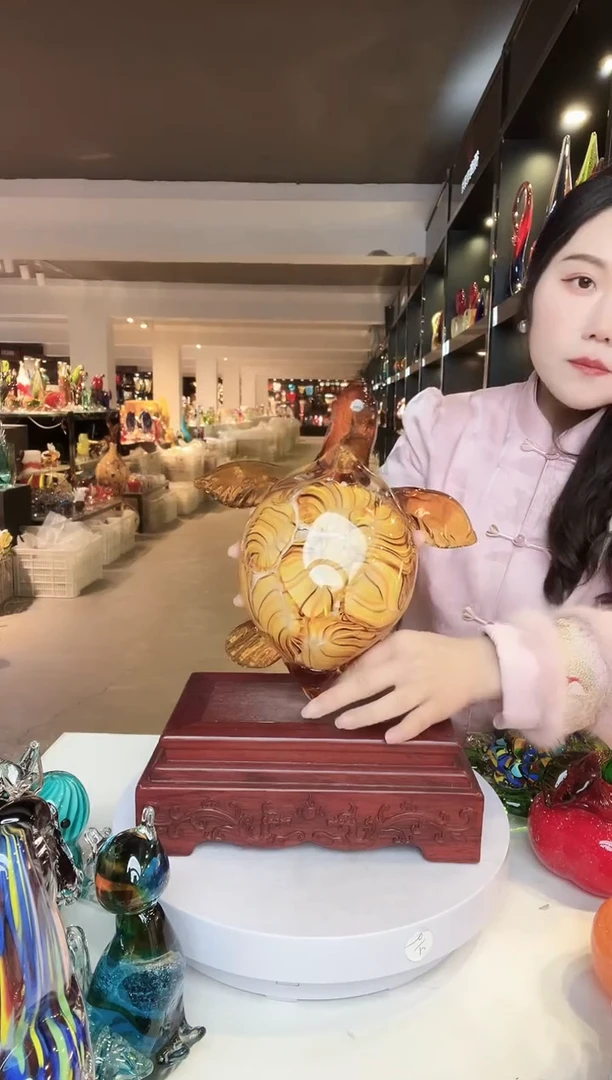 【闪购商品】茶盏琉璃摆件家居摆件