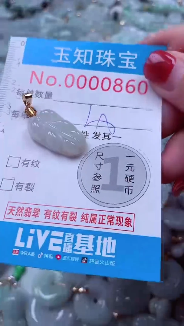 吊坠(不含链)未镶嵌翡翠860