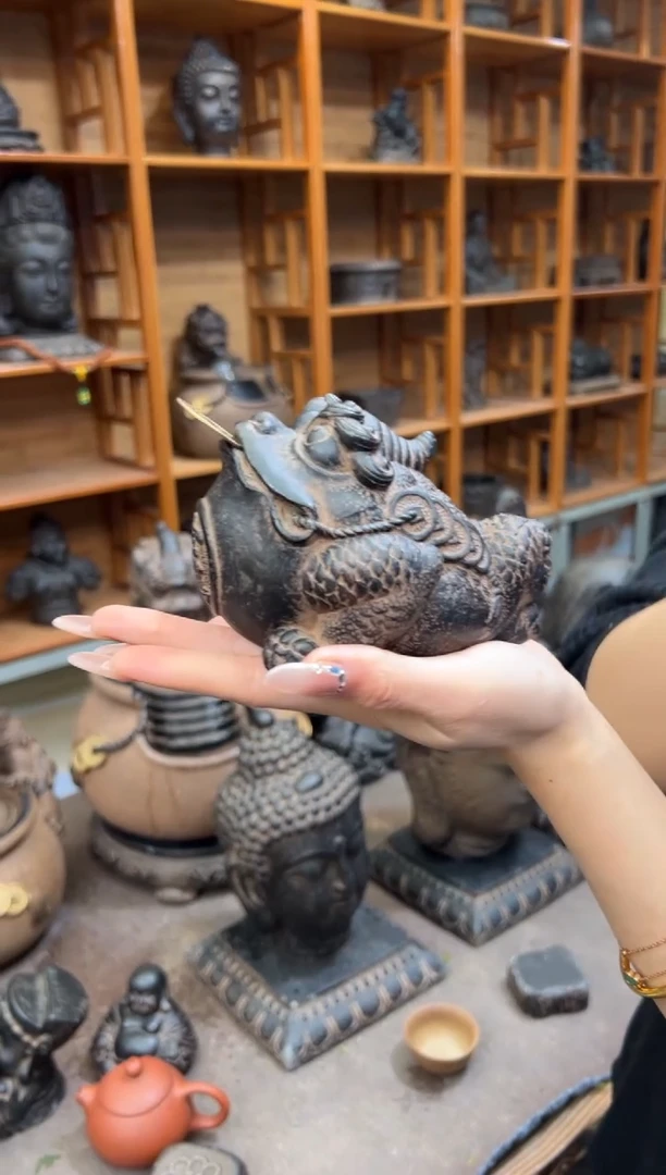 陶土【火山泥】五财金蟾