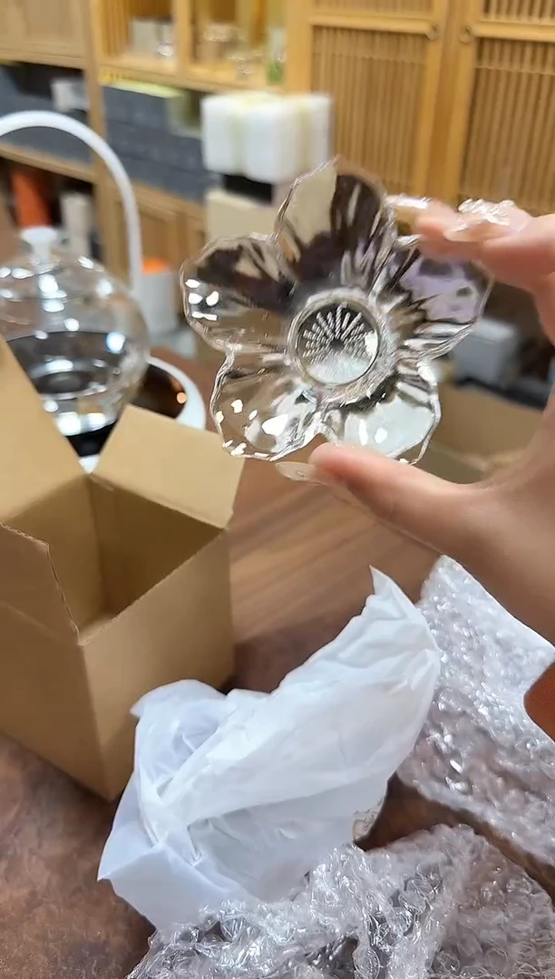 白色桃夭茶漏 354
