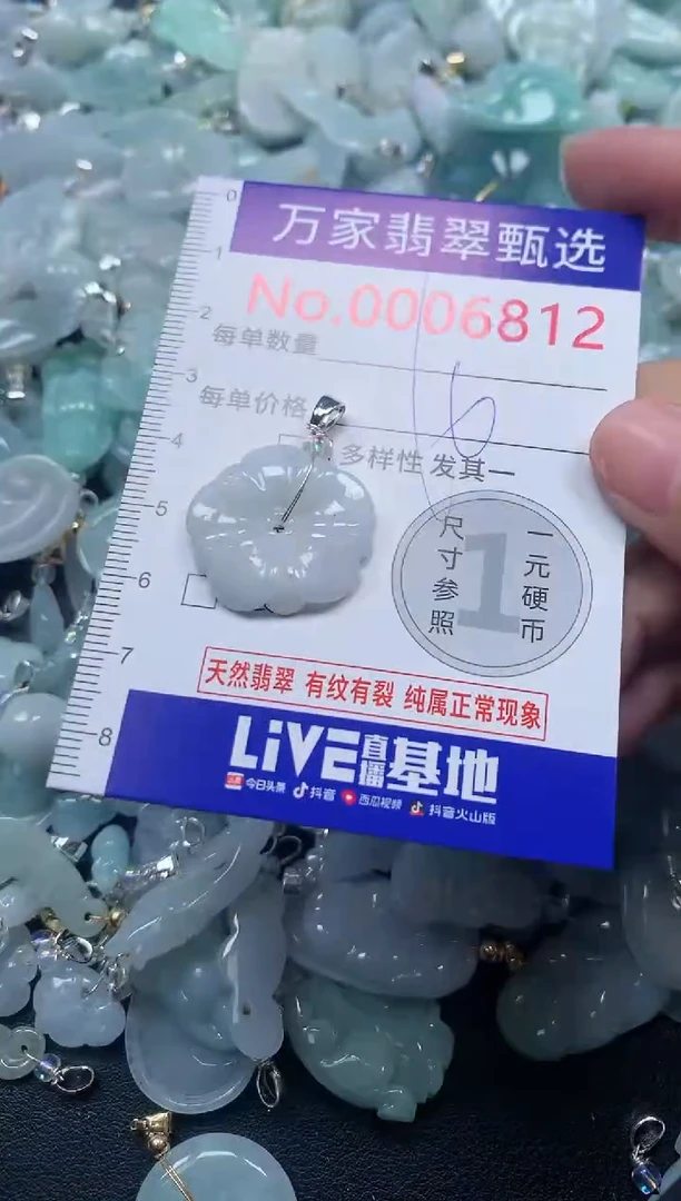 颈饰未镶嵌翡翠6812