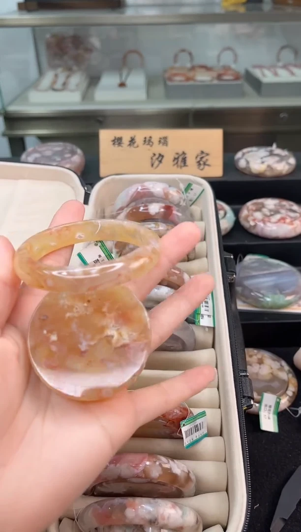 未镶嵌手镯石英质玉56圈口（赠品镯心）S93533