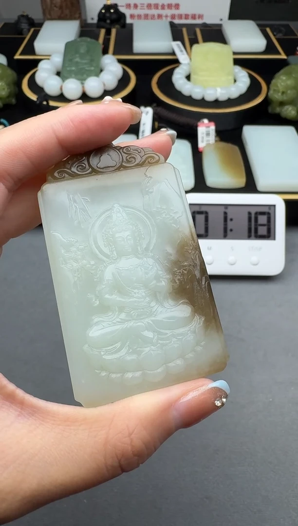 颈饰未镶嵌和田玉3