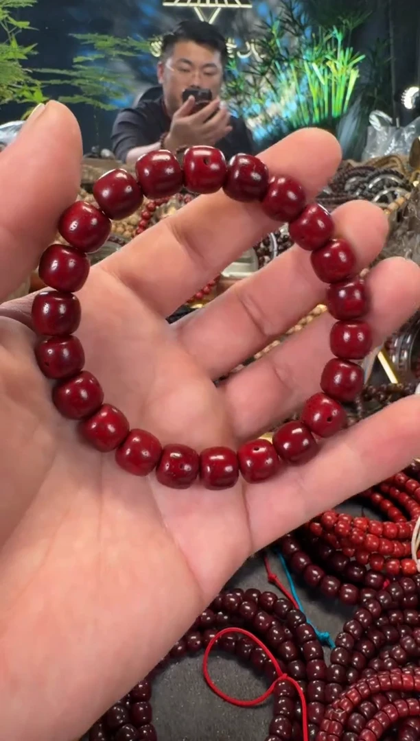 手串星月菩提10*11原生态本草供星月菩提手串