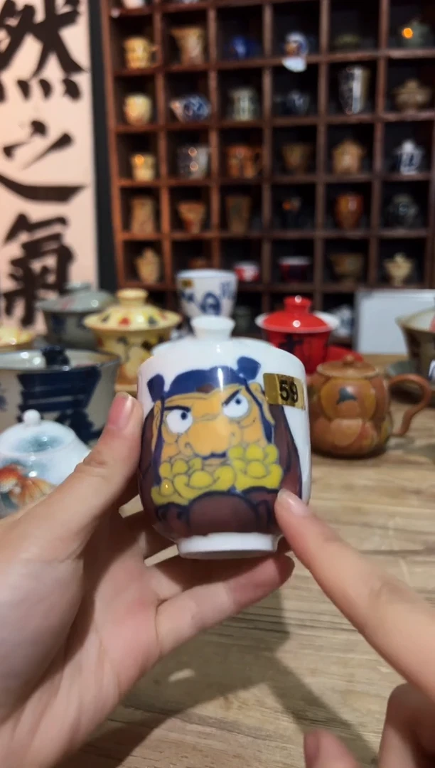 【闪购商品】观云听雨原创手绘茶具