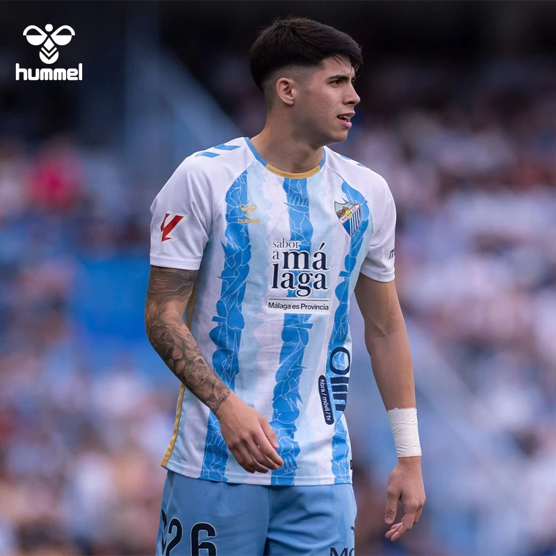 hummel马拉加24-25赛季主场球衣欧洲原版进口球员版速干吸湿短袖