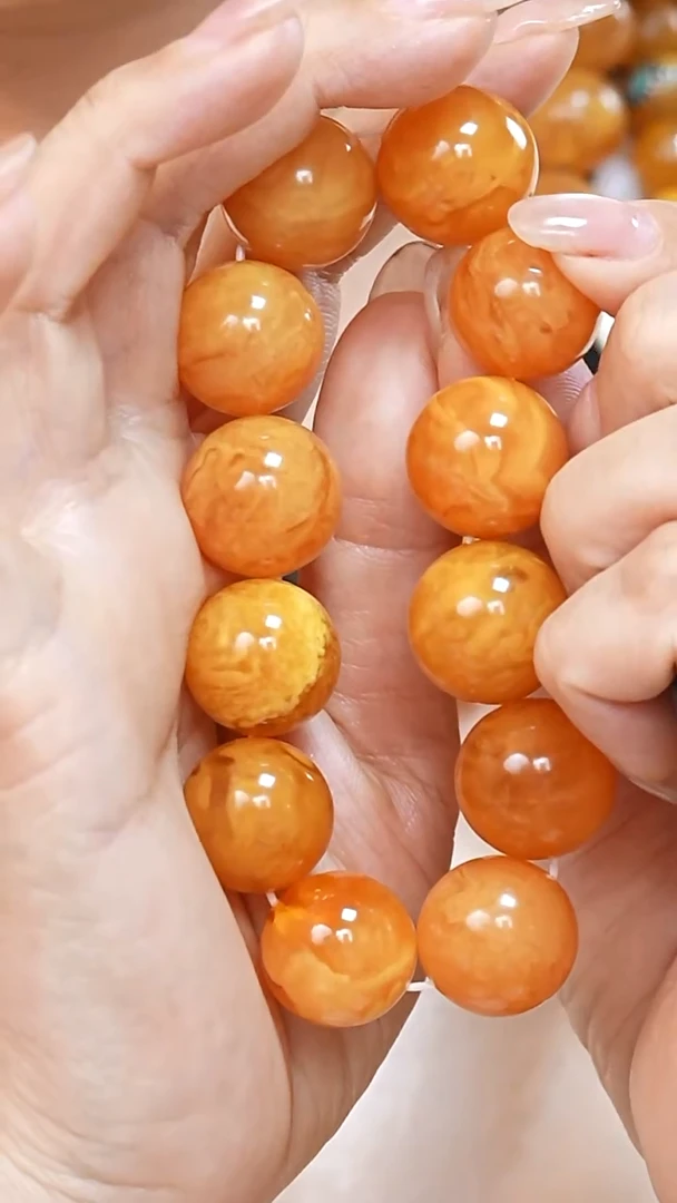 蜜蜡颈饰未镶嵌5155天然蜜蜡珠宝奇石云端妖孽石膏蜡全部保真