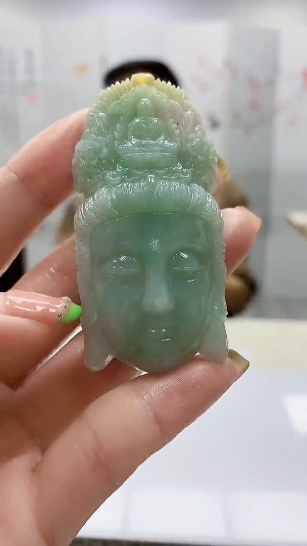 未镶嵌定制翡翠5153ry-毛货挂件5