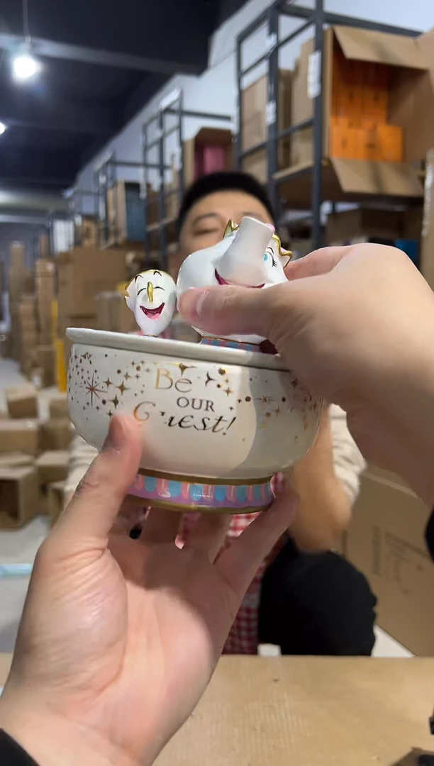 【闪购商品】杯茶壶太太首饰盒