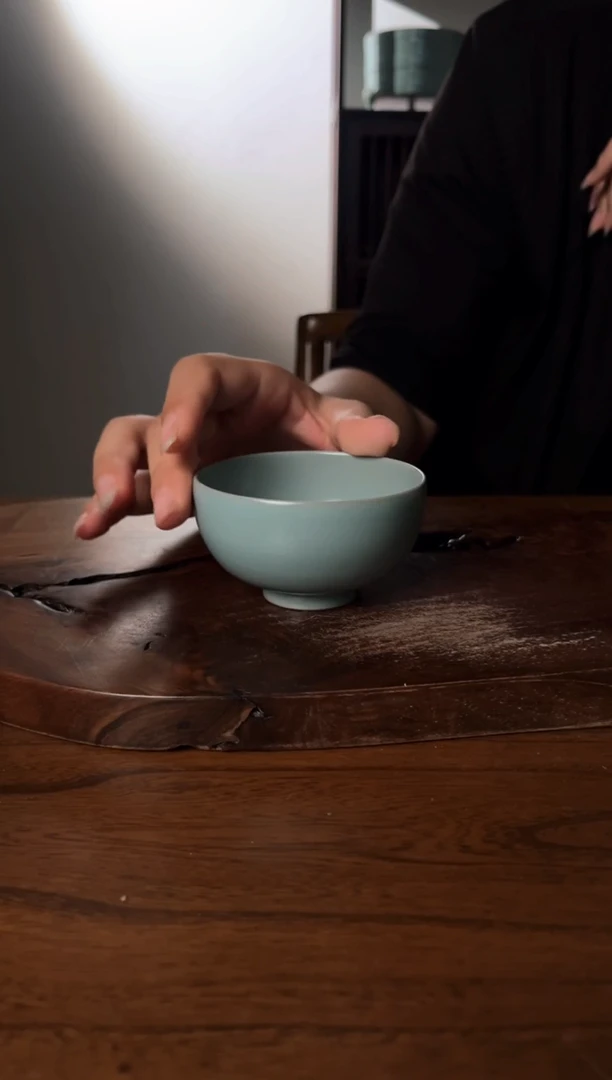 清凉寺李布托仿古釉色罗汉杯