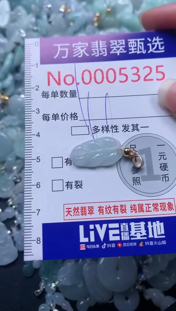 颈饰未镶嵌翡翠5325