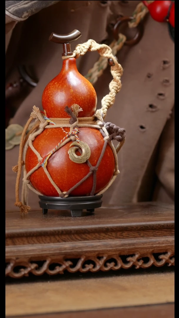 125号精品天然大漆酒葫芦一物一拍~