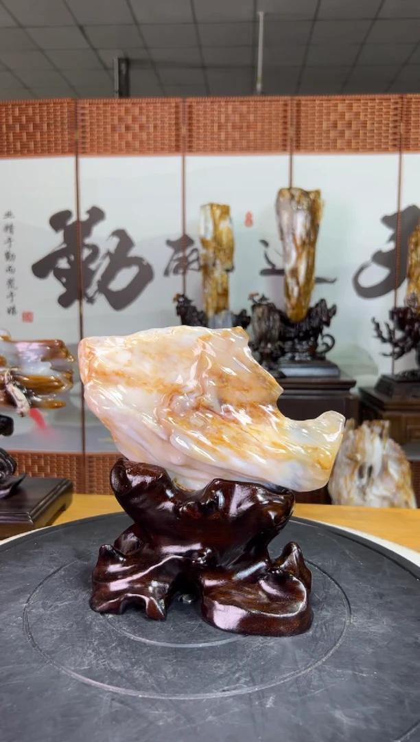 未镶嵌珠宝奇石硅化玉9