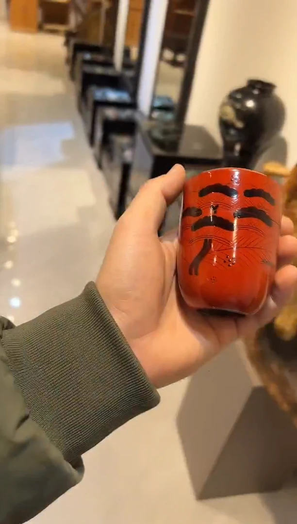 茶枣大漆漆器大漆漆器