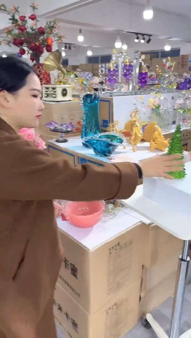【闪购商品】无铅玻璃玖月花器E-品24