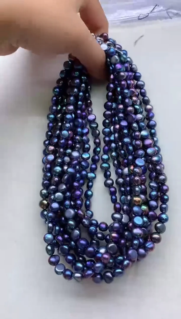 【闪购商品】淡水珍珠项链合金多发其一