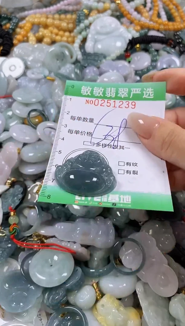 翡翠未镶嵌颈饰闪购0251239多样性发其一