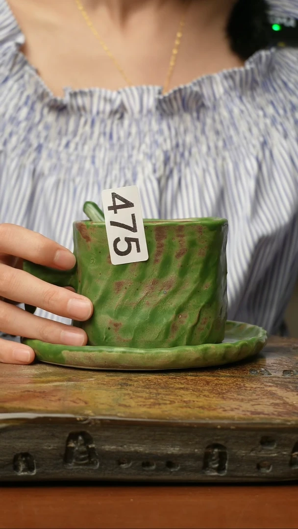 杯子475景德镇手工颜色釉杯子 套组