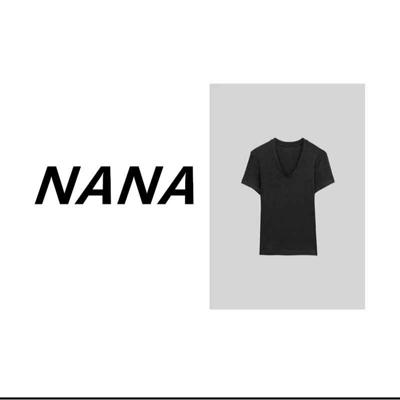 【NANA】U领修身显瘦T恤TX25331