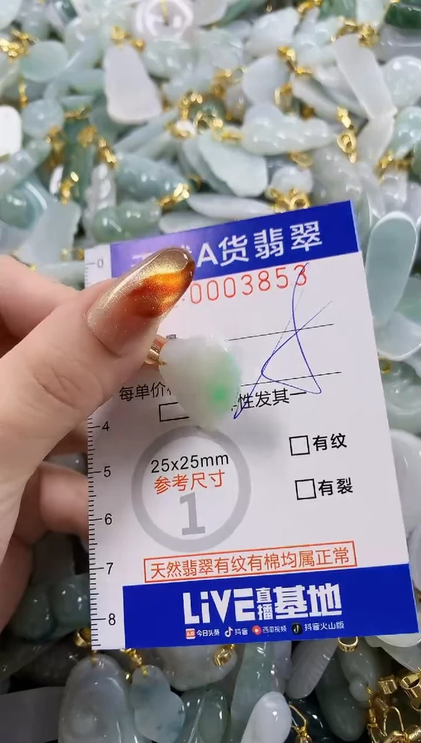 颈饰未镶嵌翡翠天然A货翡翠