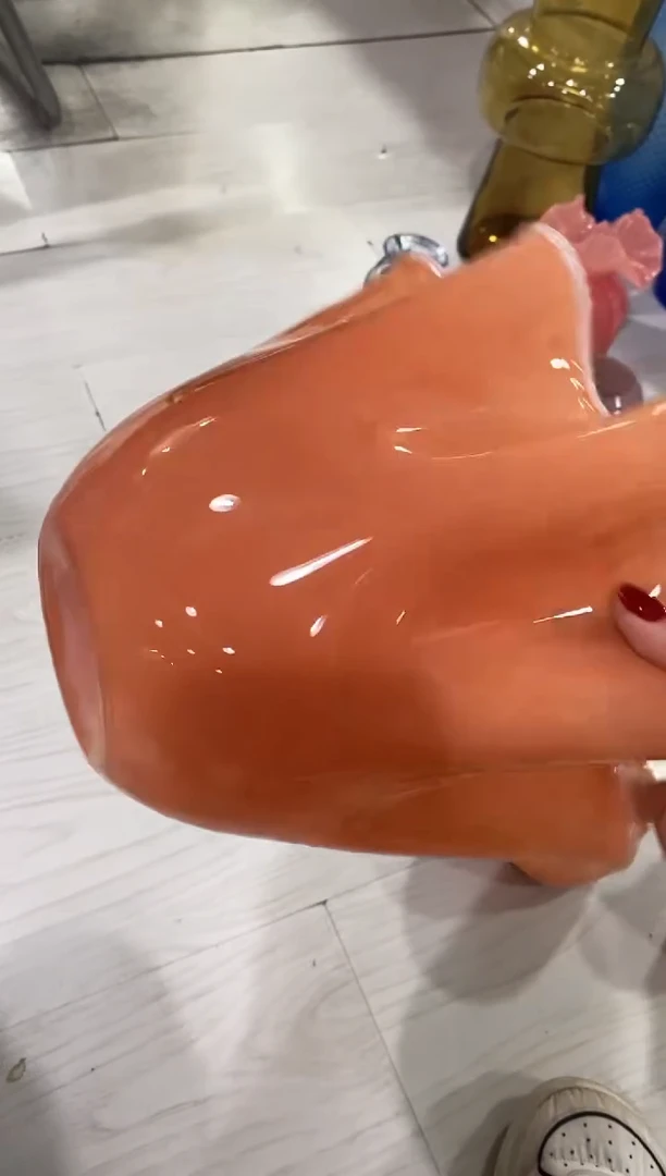 慕忆家手作琉璃花瓶瑕疵