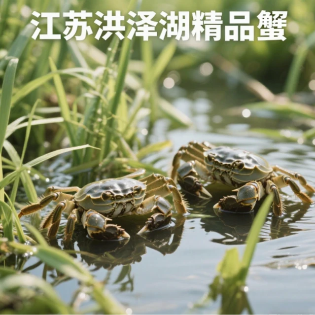 洪泽湖河蟹10只公蟹+2只母蟹(1.3-1.0两)1.5-1.3斤新人福利