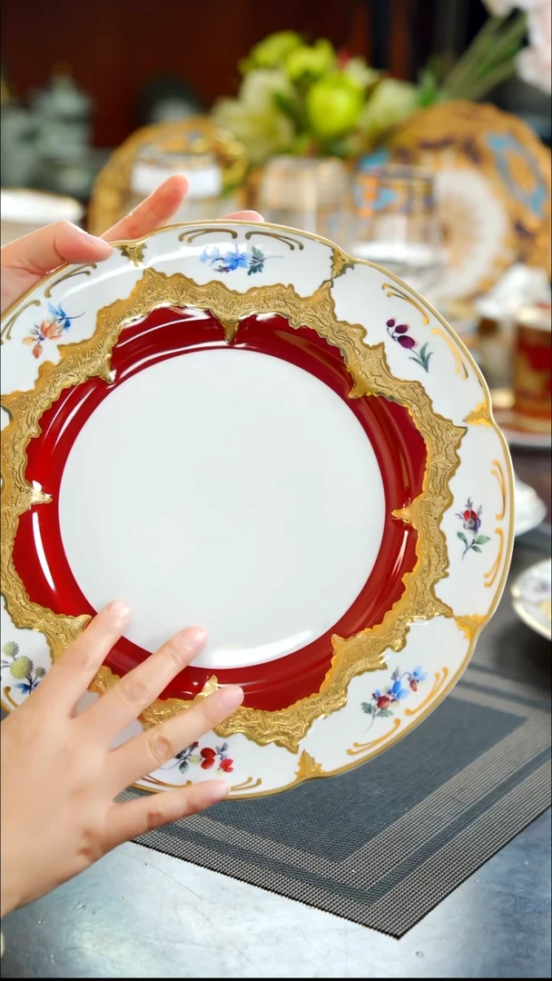 瓷片11英寸平盘  1个