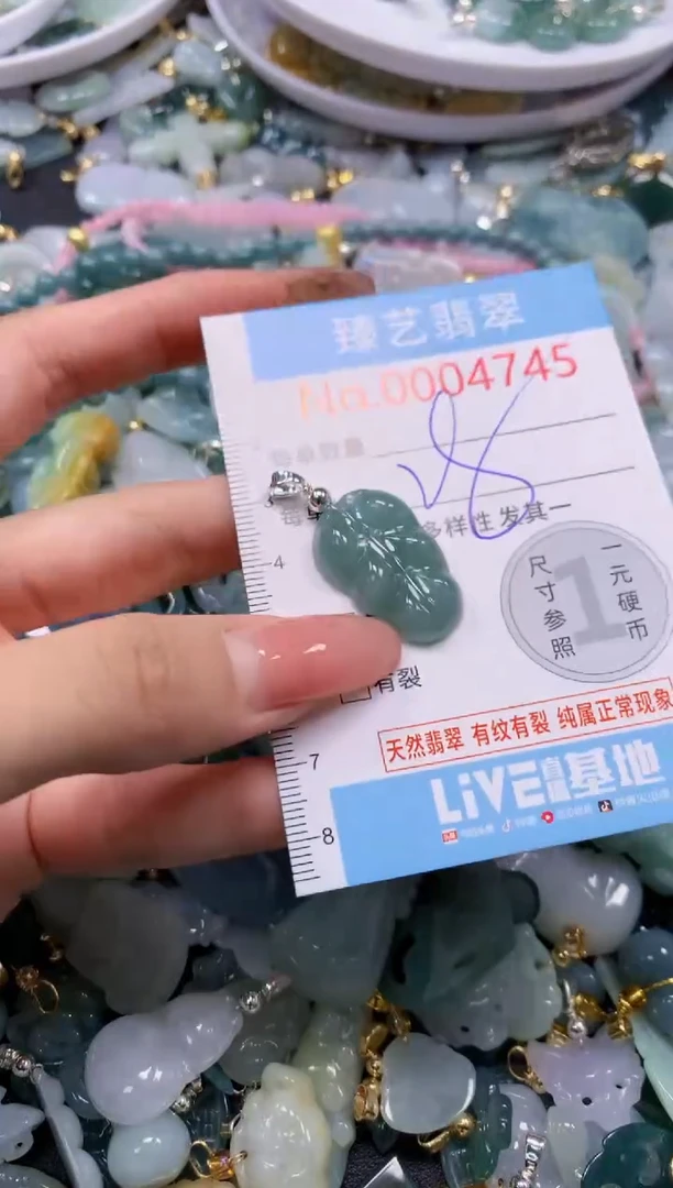 翡翠未镶嵌吊坠(不含链)4745
