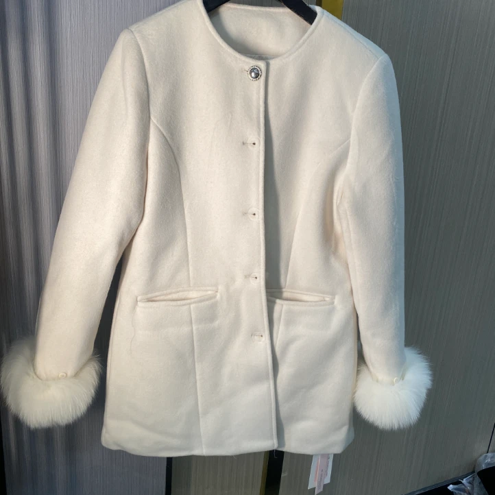 【JY】春季清仓秋冬下摆设计短款减龄长袖外套加厚时尚09