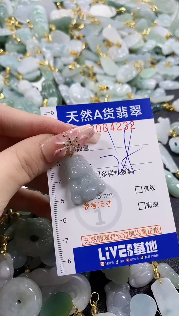 颈饰未镶嵌翡翠天然A货翡翠