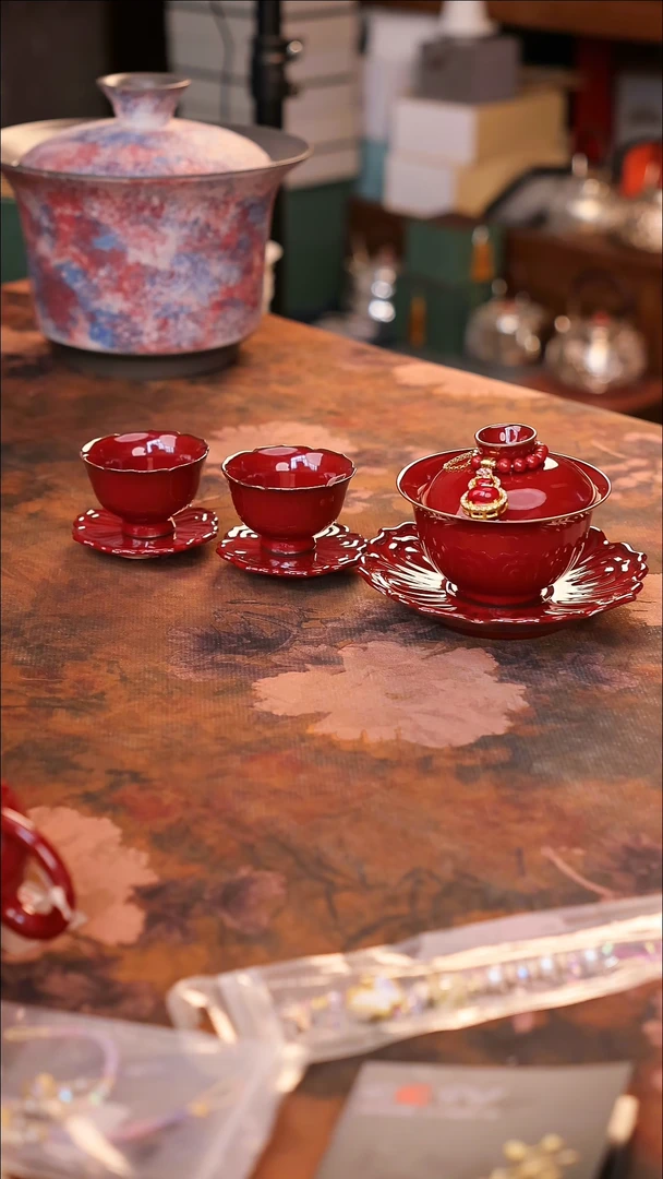 【闪购商品】陶瓷茶具（无礼盒无茶盘）@@A11980