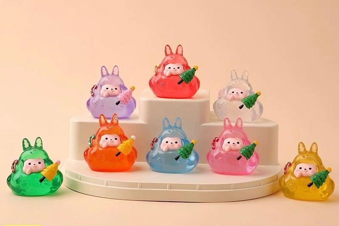 【圣诞夜光塔塔】 可爱潮玩DIY桌面车载摆件