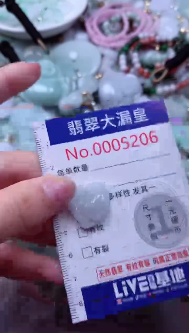 吊坠(不含链)未镶嵌翡翠5206