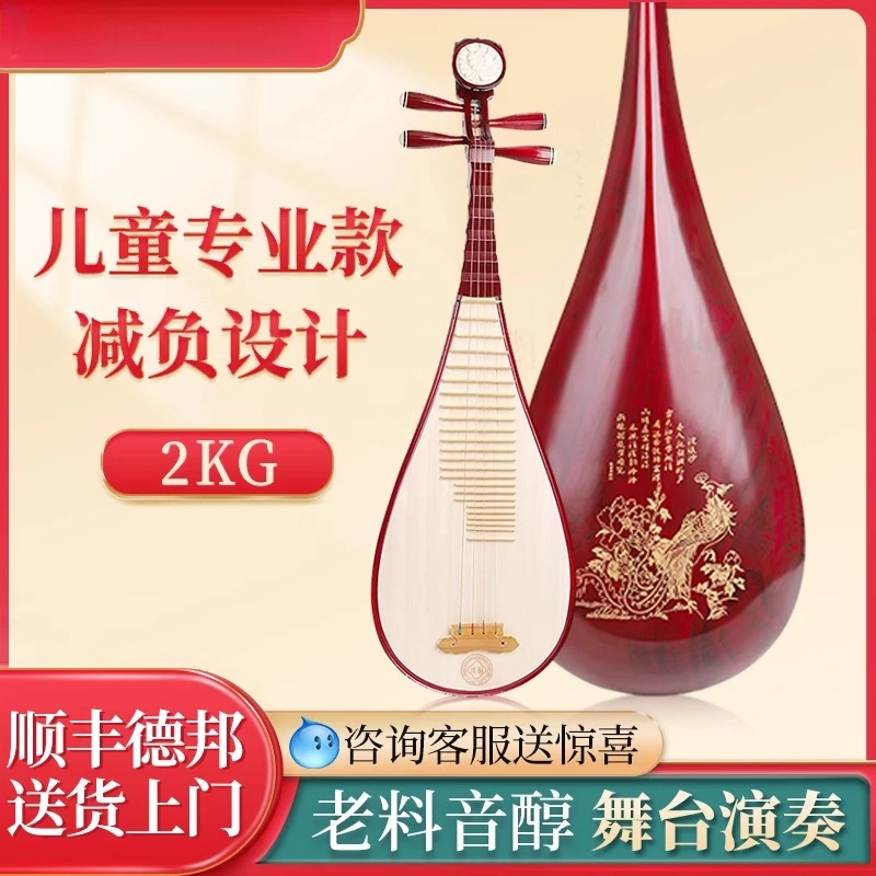 道韵琵琶乐器初学者入门成人红木工厂直销考级专业演奏儿童琴琵笆